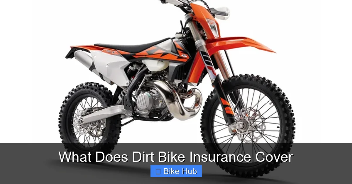 What Does Dirt Bike Insurance Cover