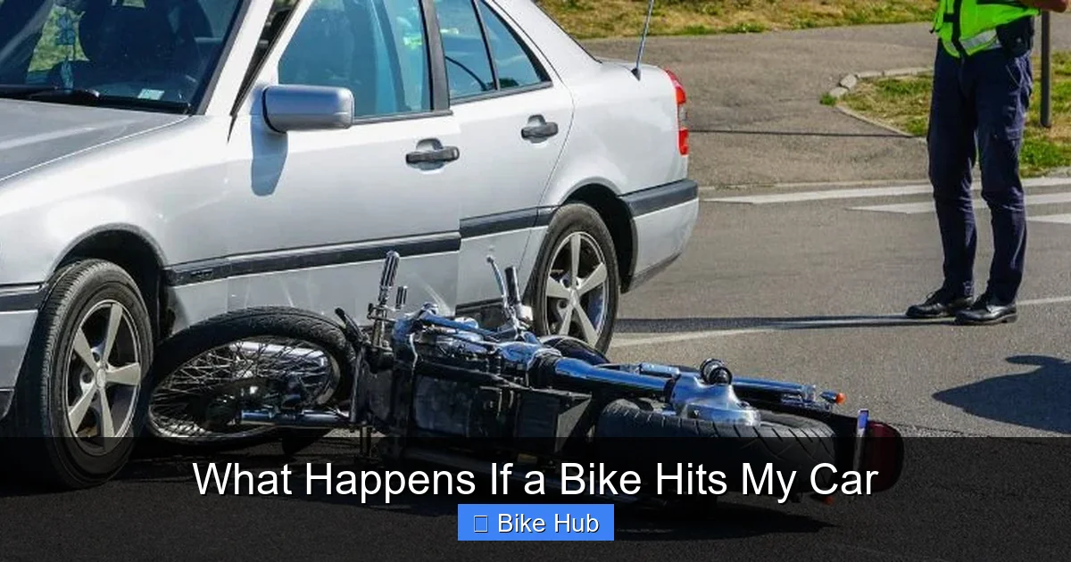 What Happens If a Bike Hits My Car