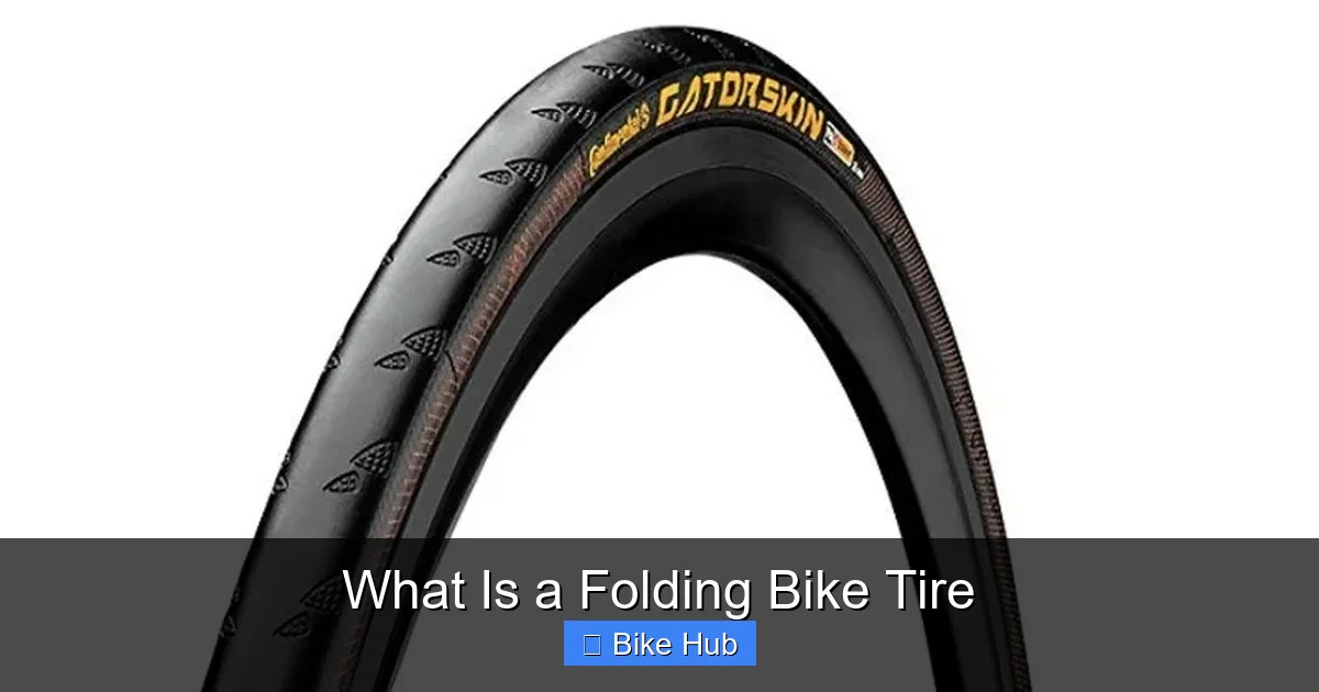 What Is a Folding Bike Tire