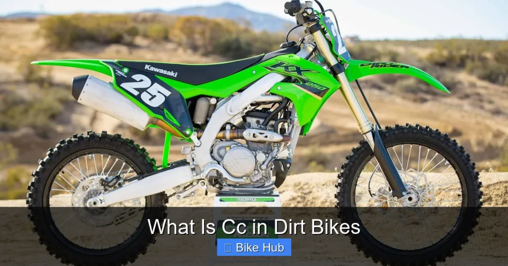 What Is Cc in Dirt Bikes