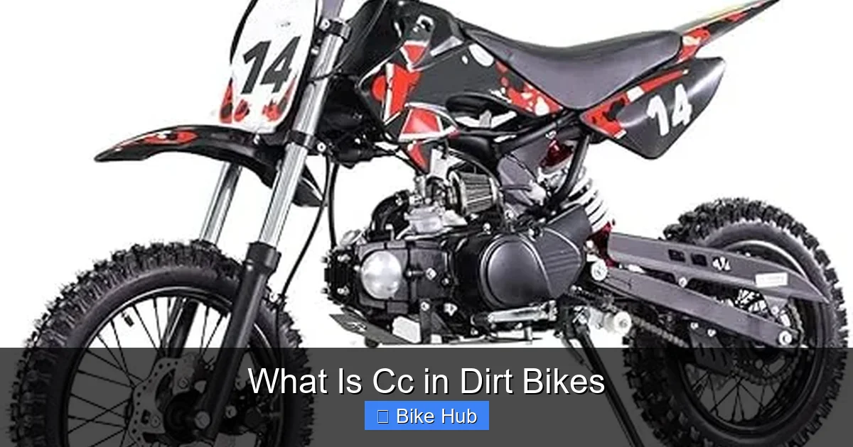 What Is Cc in Dirt Bikes