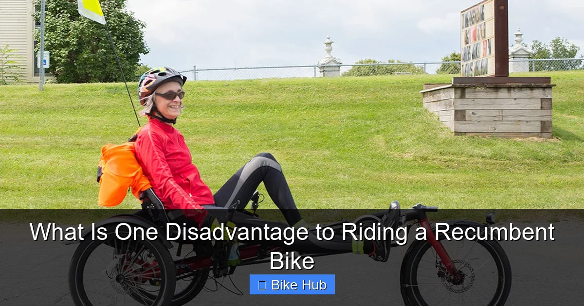 What Is One Disadvantage to Riding a Recumbent Bike