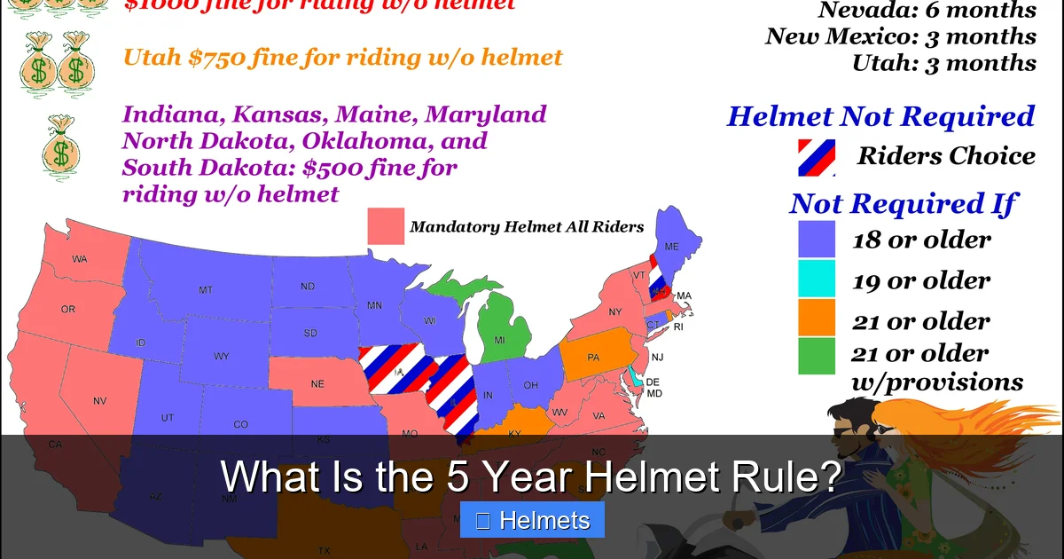 What Is the 5 Year Helmet Rule?
