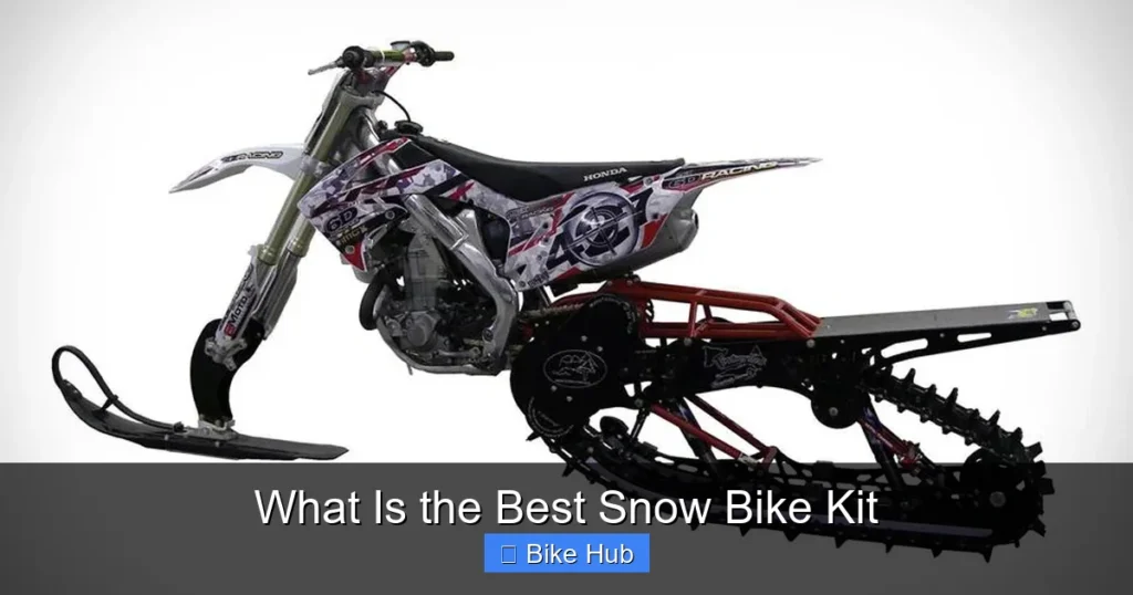 What Is the Best Snow Bike Kit
