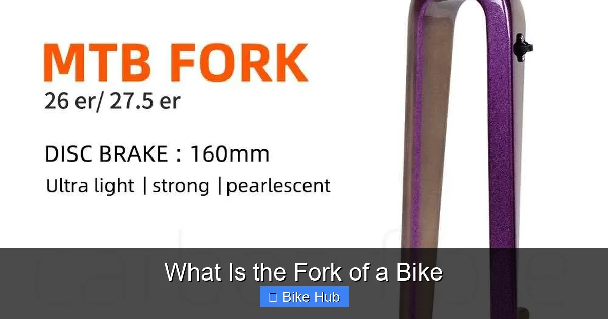 What Is the Fork of a Bike