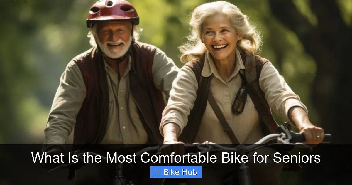 What Is the Most Comfortable Bike for Seniors