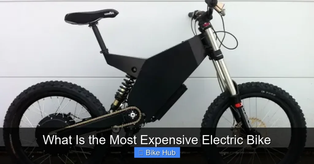 What Is the Most Expensive Electric Bike