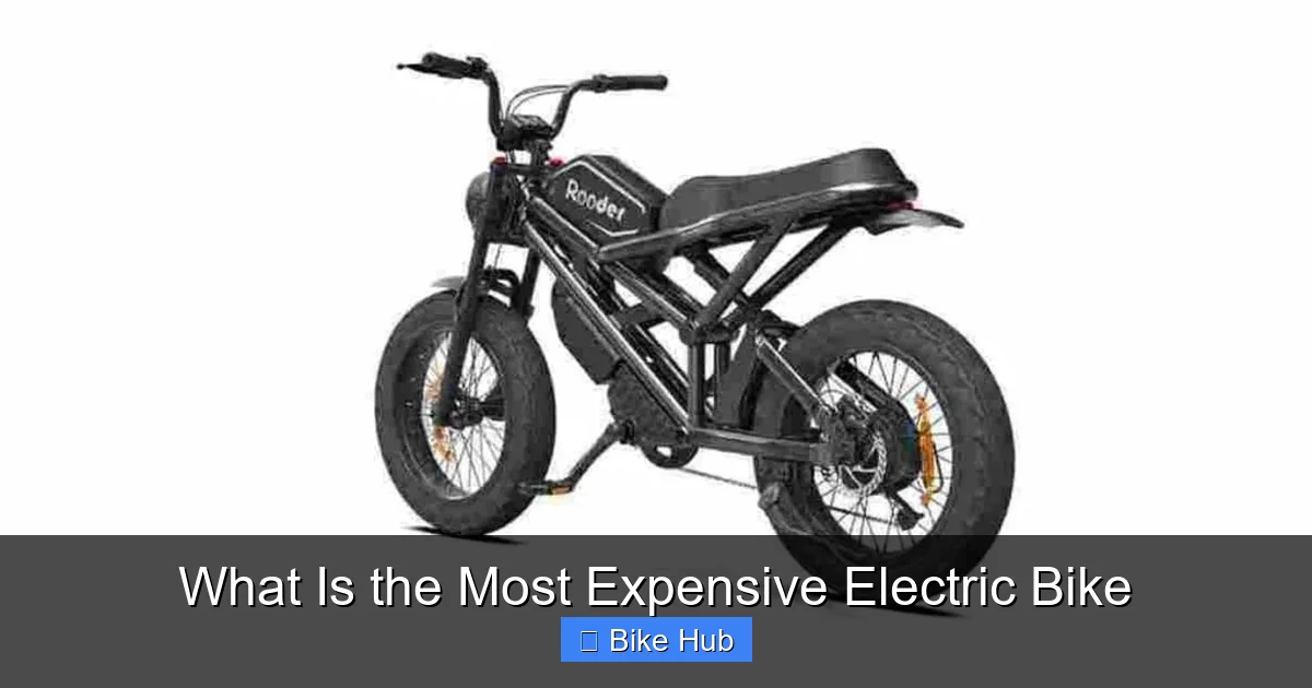 What Is the Most Expensive Electric Bike