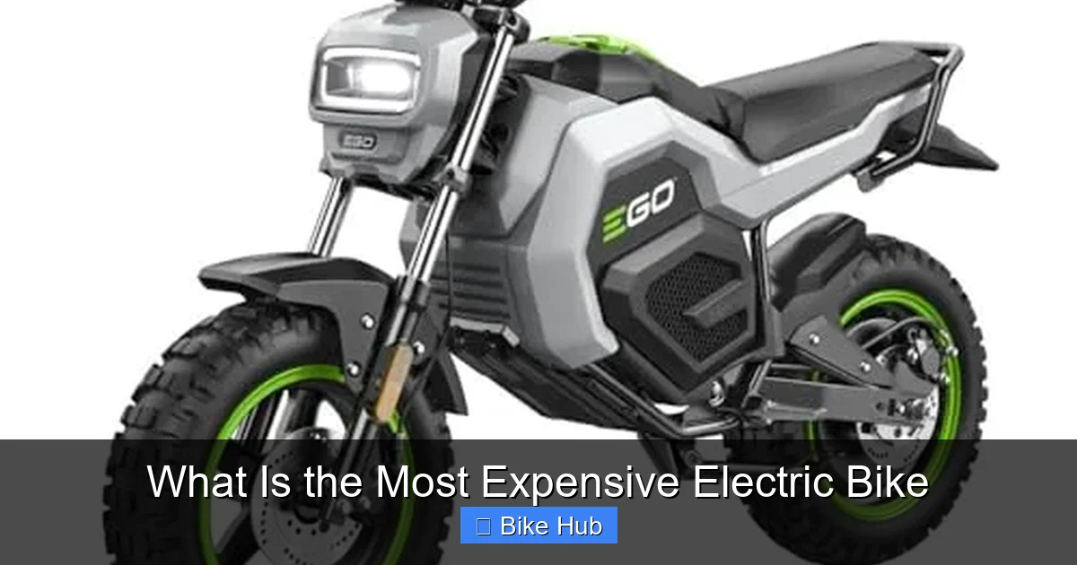 What Is the Most Expensive Electric Bike