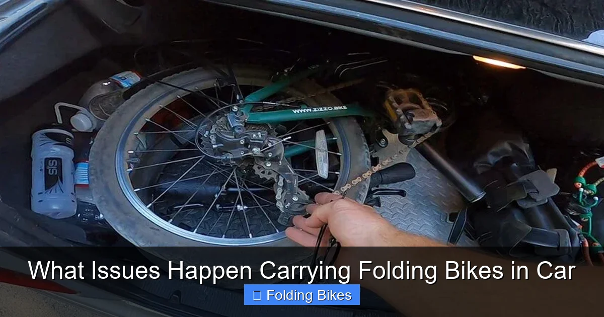 What Issues Happen Carrying Folding Bikes in Car