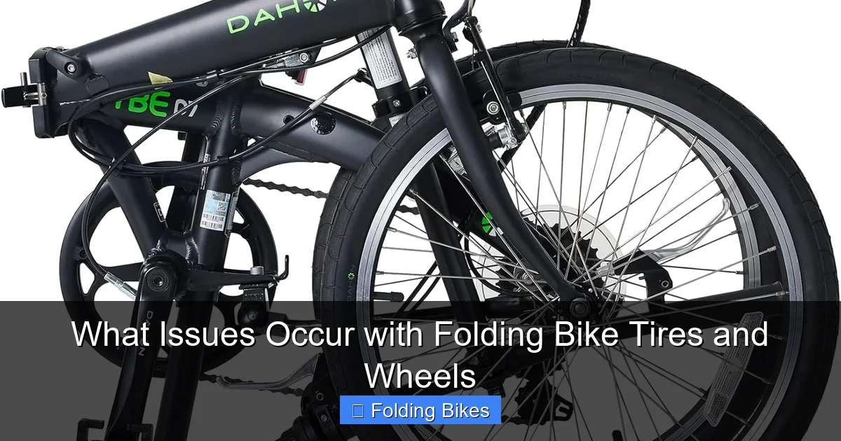 What Issues Occur with Folding Bike Tires and Wheels