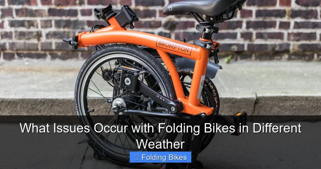What Issues Occur with Folding Bikes in Different Weather