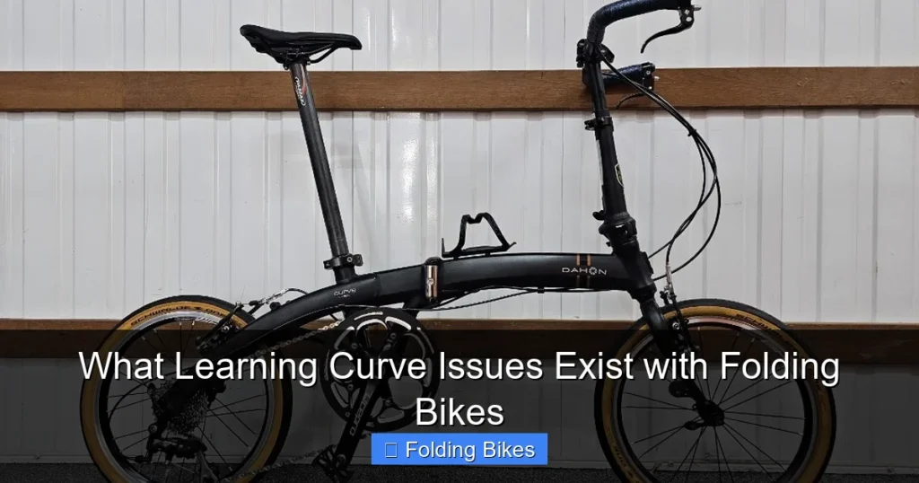 What Learning Curve Issues Exist with Folding Bikes
