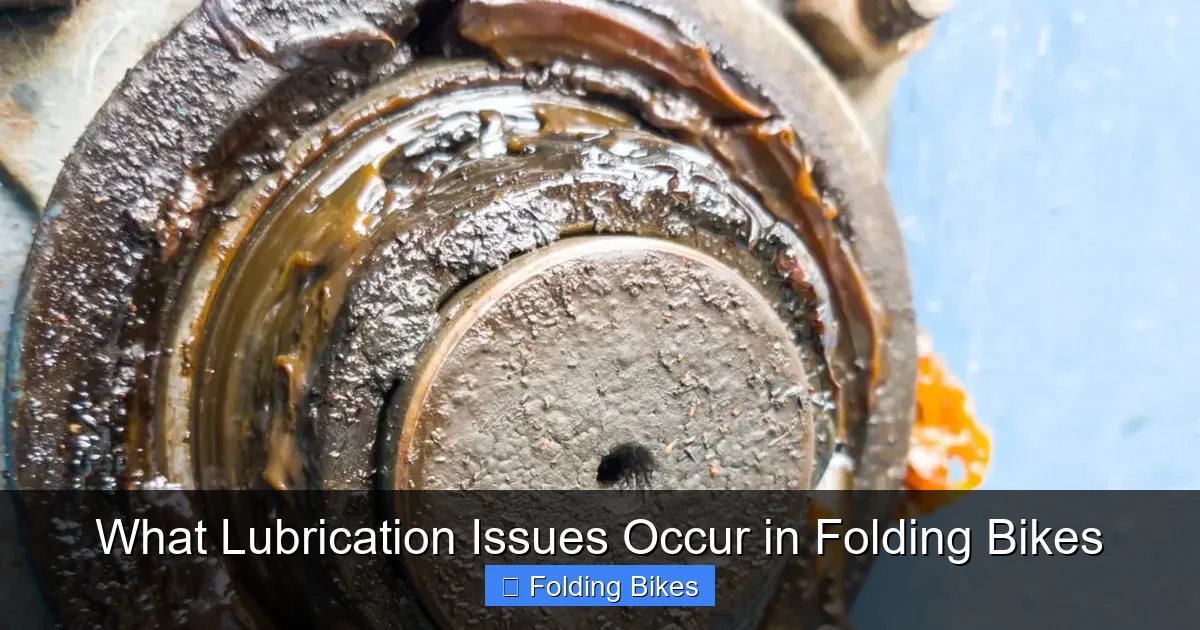 What Lubrication Issues Occur in Folding Bikes