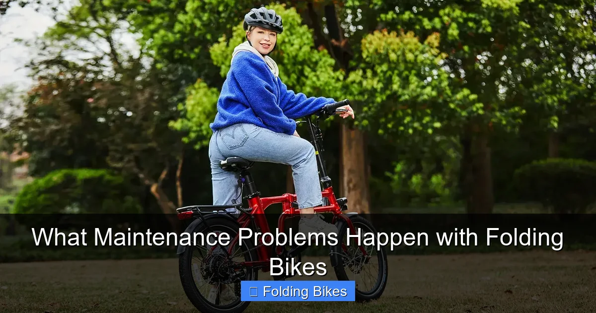 What Maintenance Problems Happen with Folding Bikes