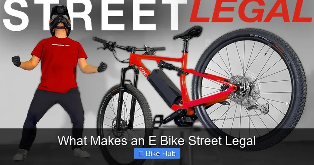 What Makes an E Bike Street Legal
