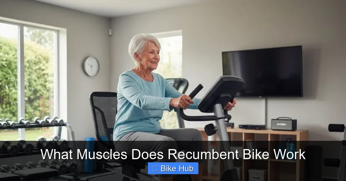 What Muscles Does Recumbent Bike Work