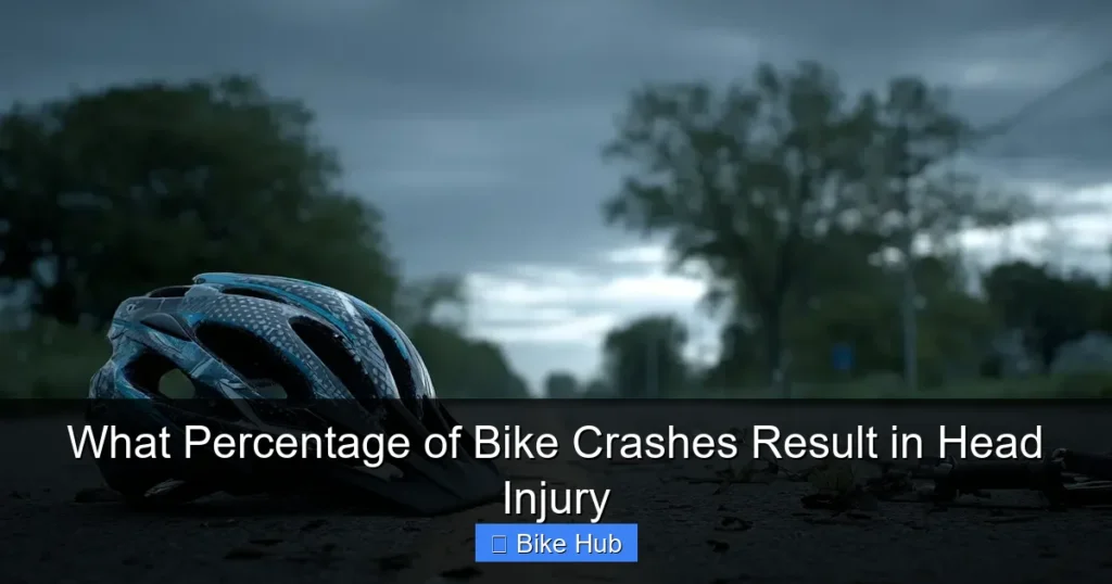 What Percentage of Bike Crashes Result in Head Injury