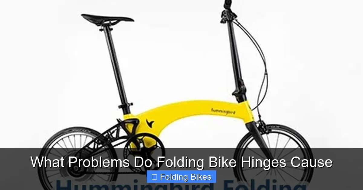 What Problems Do Folding Bike Hinges Cause