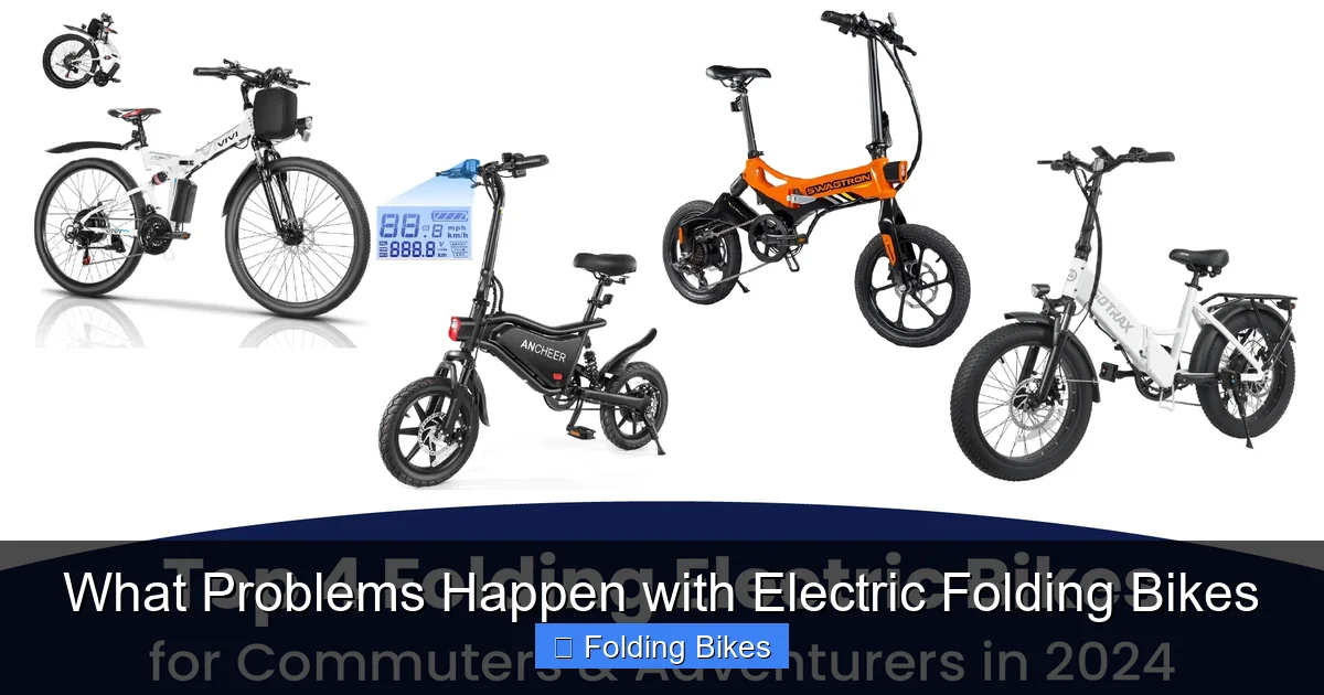What Problems Happen with Electric Folding Bikes