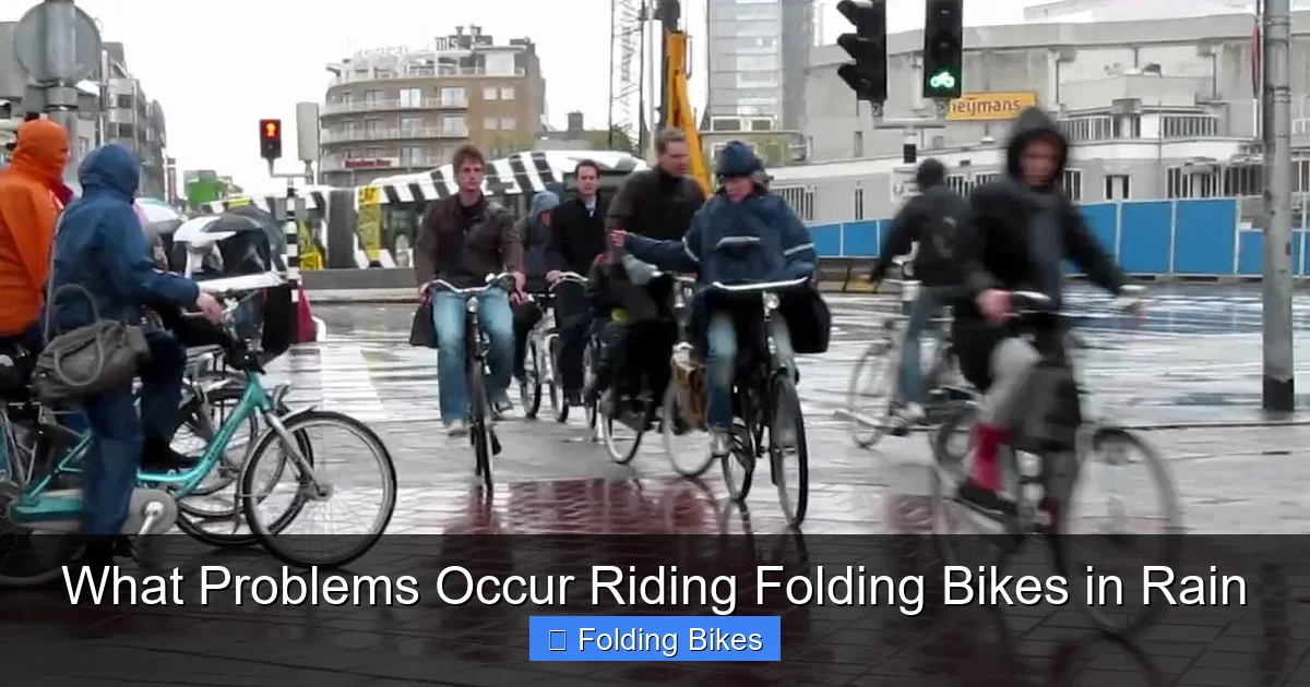 What Problems Occur Riding Folding Bikes in Rain
