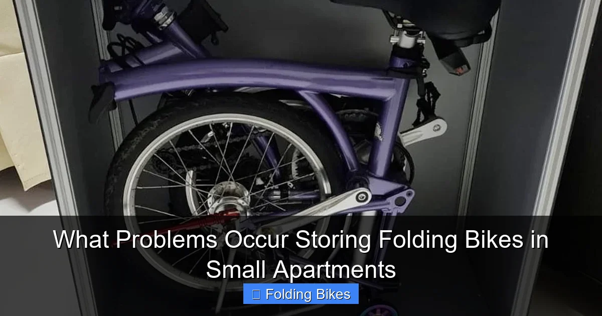 What Problems Occur Storing Folding Bikes in Small Apartments