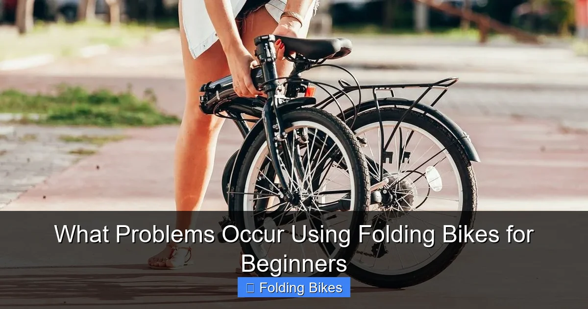 What Problems Occur Using Folding Bikes for Beginners