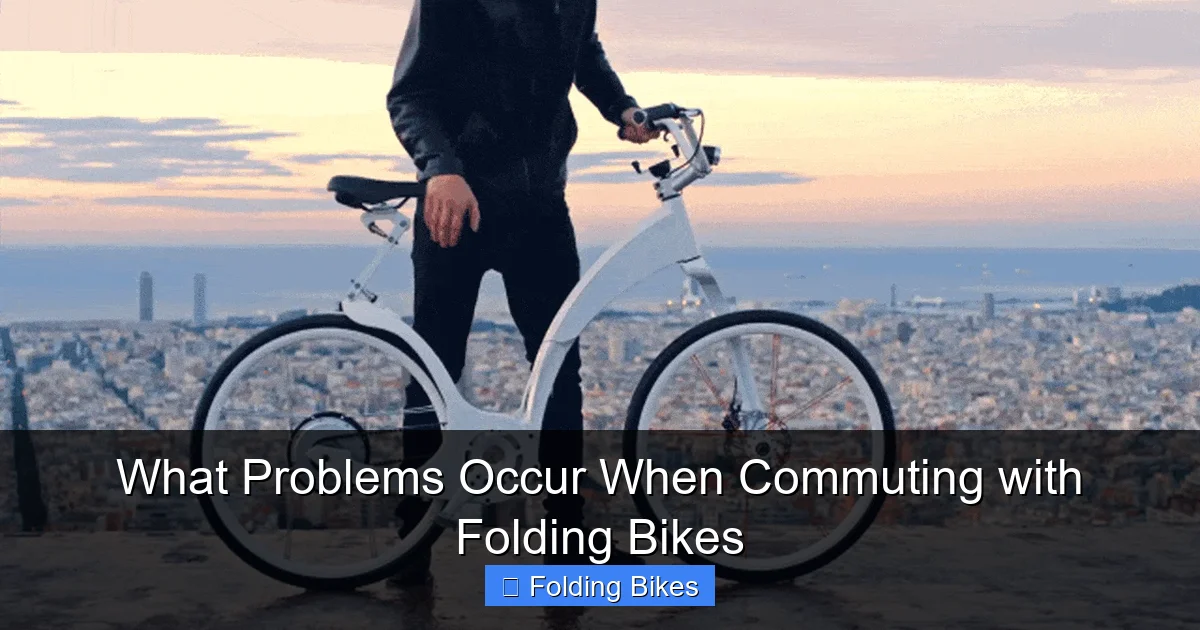What Problems Occur When Commuting with Folding Bikes