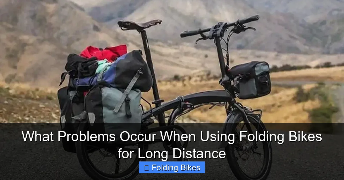 What Problems Occur When Using Folding Bikes for Long Distance