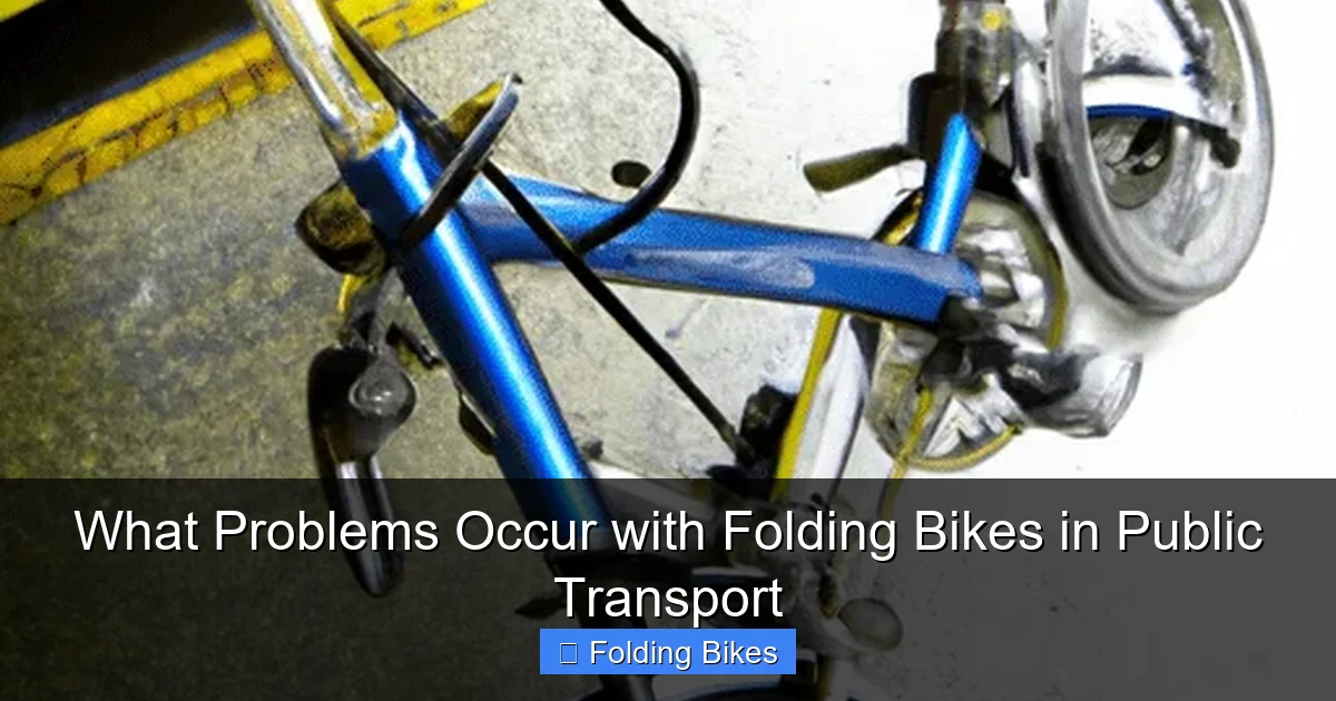 What Problems Occur with Folding Bikes in Public Transport