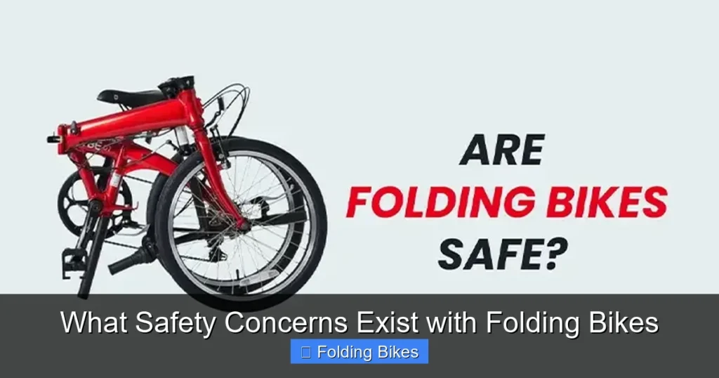 What Safety Concerns Exist with Folding Bikes
