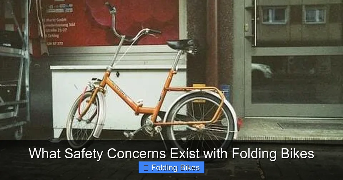 What Safety Concerns Exist with Folding Bikes