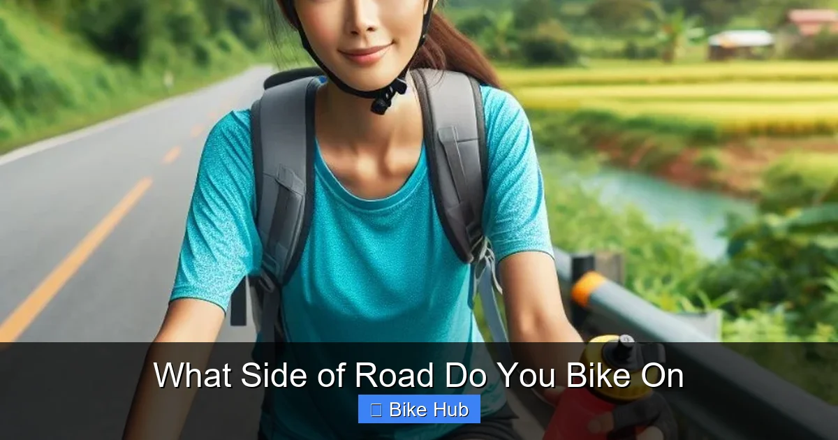 What Side of Road Do You Bike On