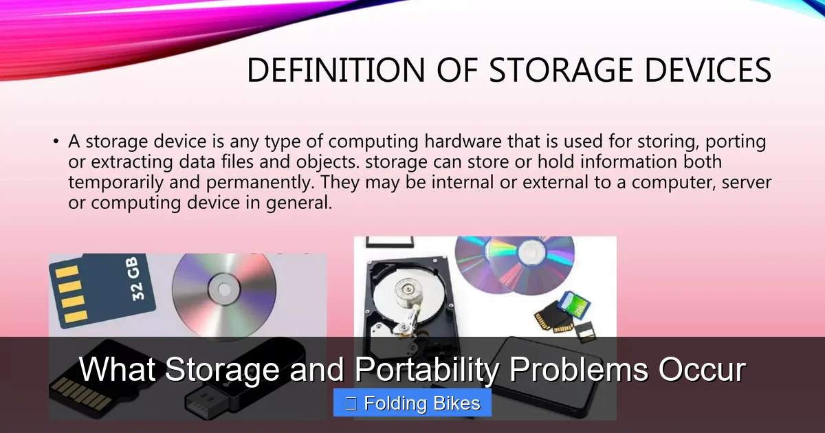 Storage Problems Abstract What Storage And Portability Problems Occur - BikeTro