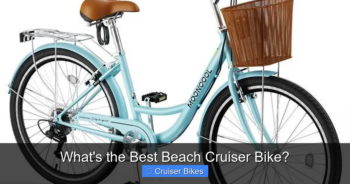 What's the Best Beach Cruiser Bike?