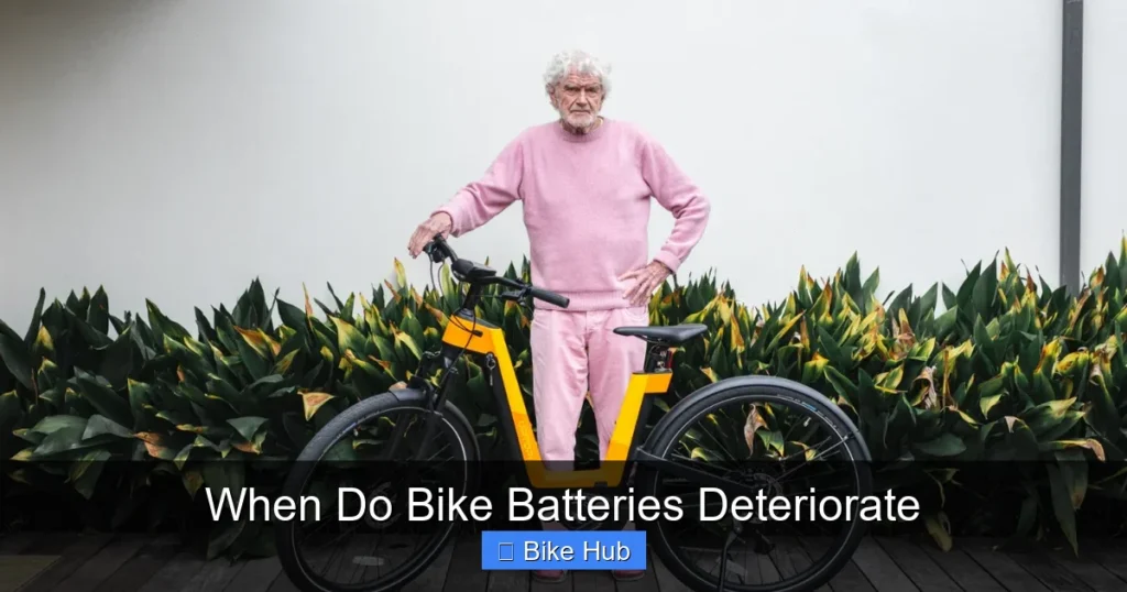 When Do Bike Batteries Deteriorate
