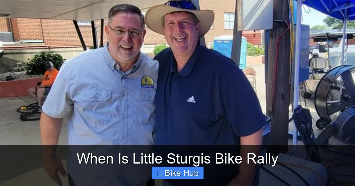 When Is Little Sturgis Bike Rally
