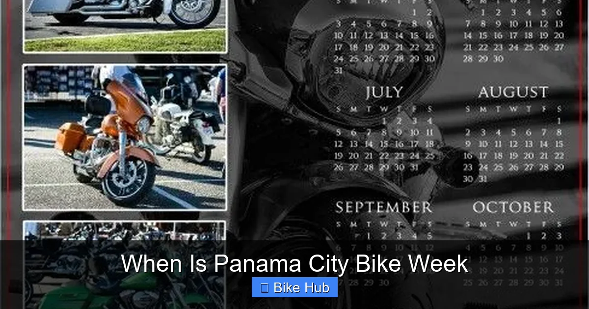 When Is Panama City Bike Week