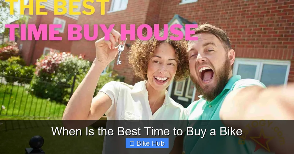 When Is the Best Time to Buy a Bike