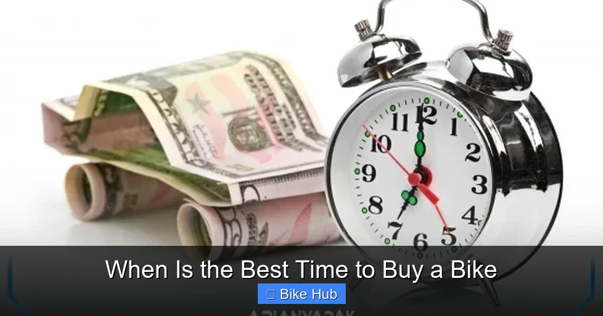 When Is the Best Time to Buy a Bike