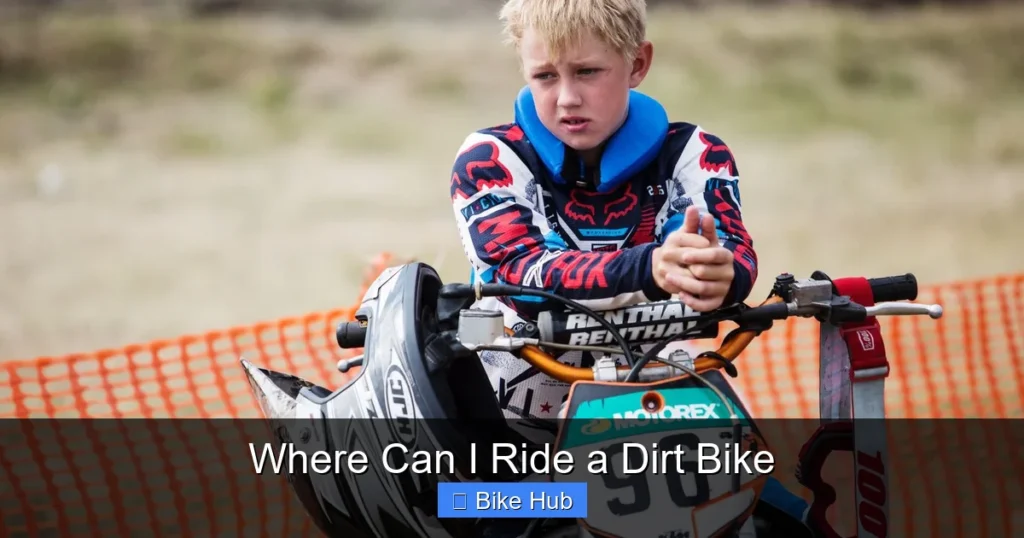 Where Can I Ride a Dirt Bike