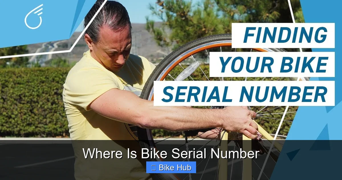 Where Is Bike Serial Number