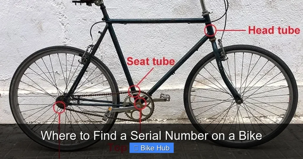 Where to Find a Serial Number on a Bike