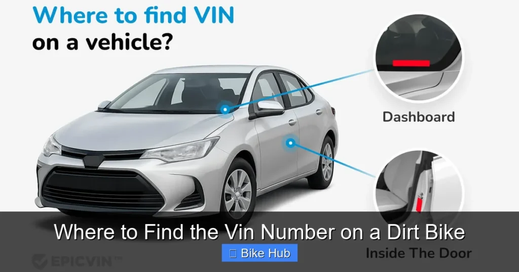 Where to Find the Vin Number on a Dirt Bike