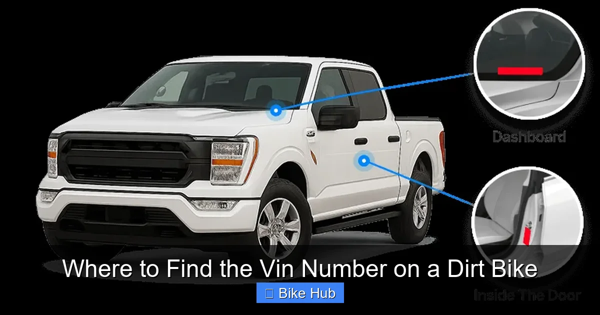 Where to Find the Vin Number on a Dirt Bike