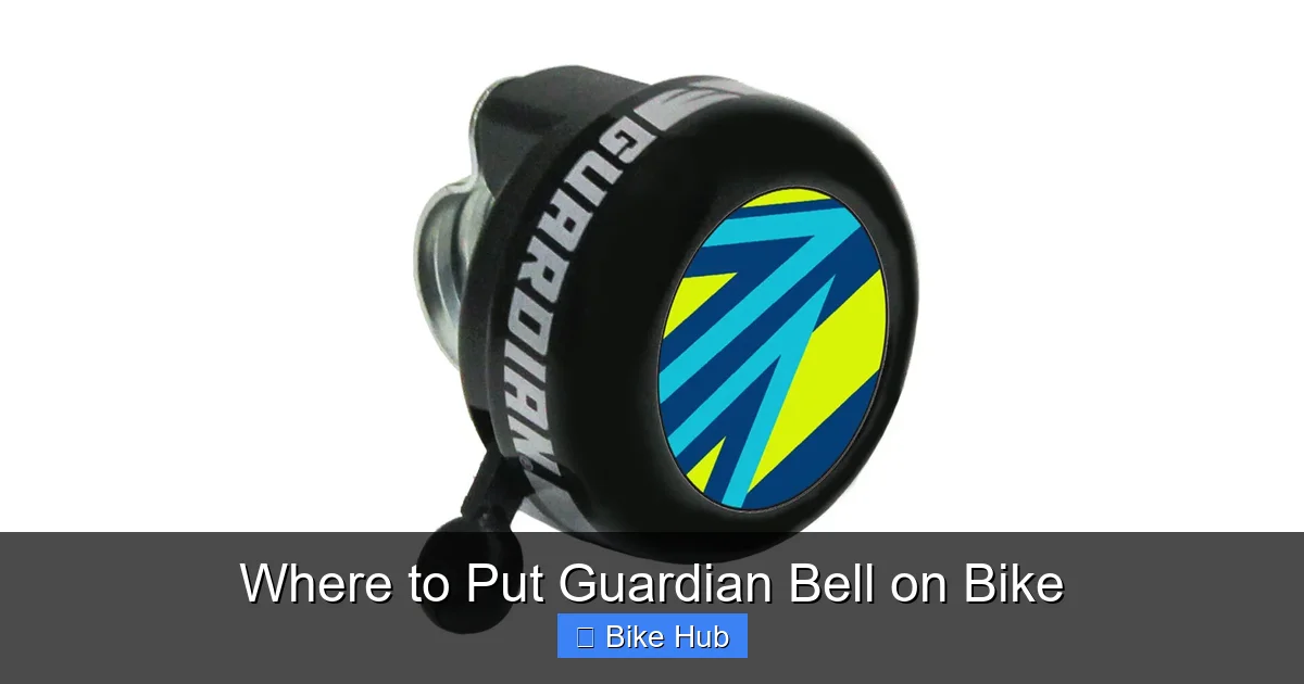 Guardin Bells Rack Where To Put Guardian Bell On Bike - BikeTro