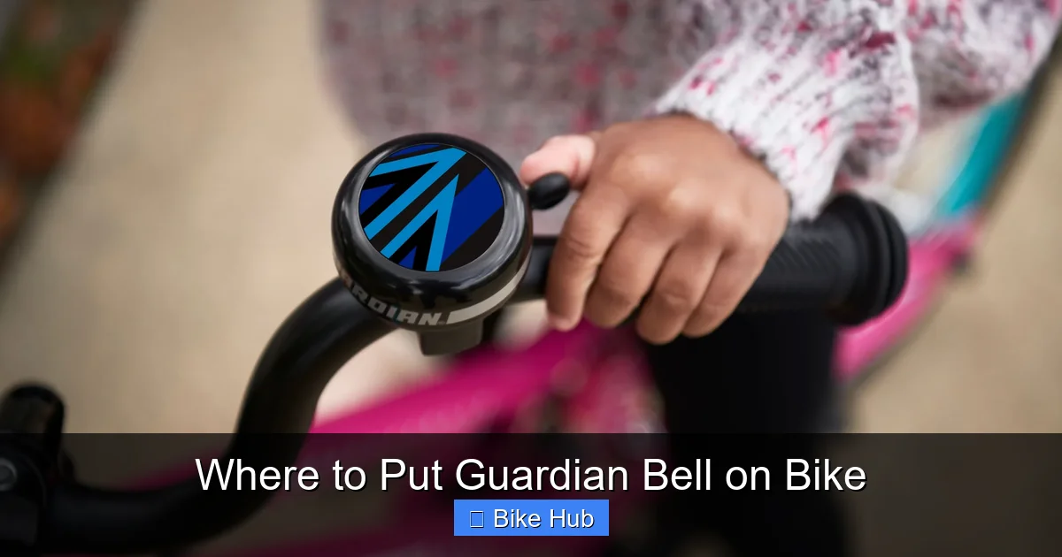 Where to Put Guardian Bell on Bike