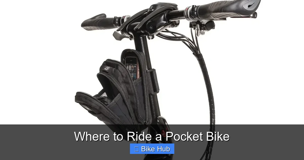 Where to Ride a Pocket Bike