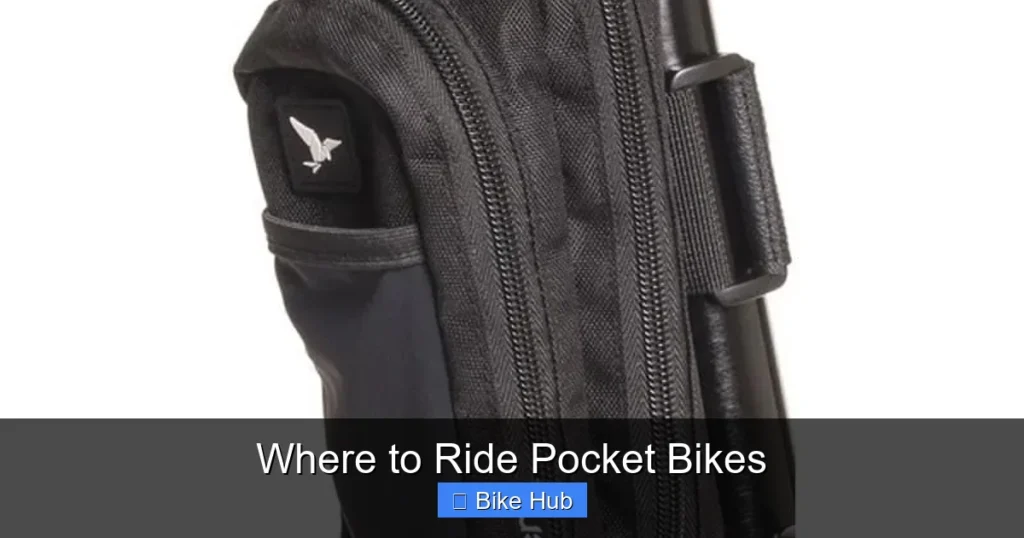 Where to Ride Pocket Bikes