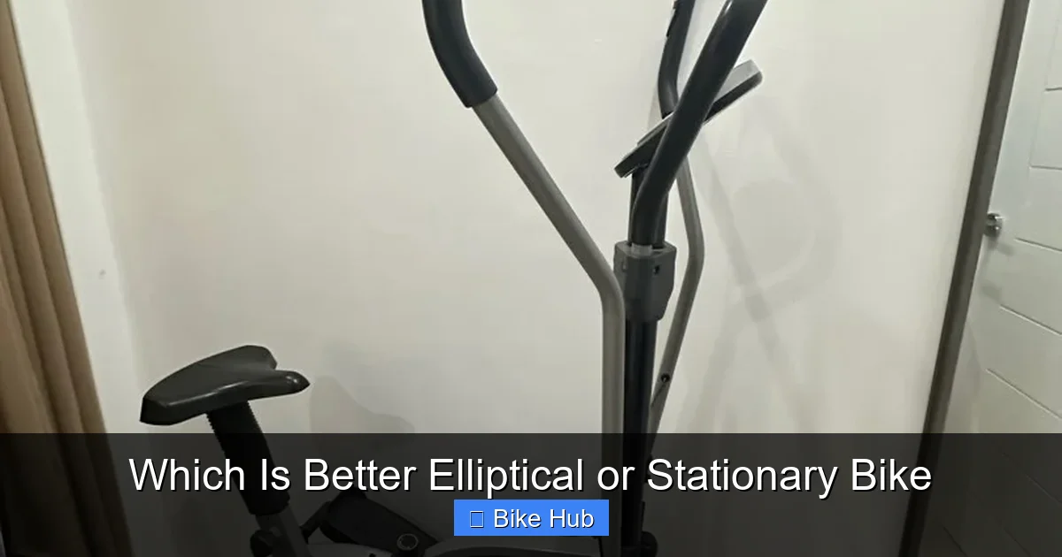 Which Is Better Elliptical or Stationary Bike